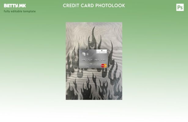 модерен стил Уругвај Банка наследство мастер карта photolook преден шаблон